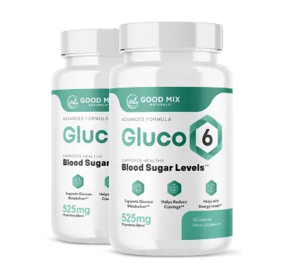 Gluco6 two-bottle 60-day supply package