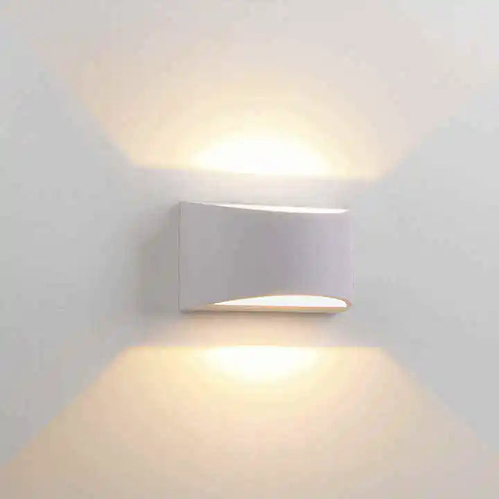 Nordic Modern Design Wall Lamp White Iron E12 Indoor Decorative Home Bedroom Living Room Corridor Standard Switch