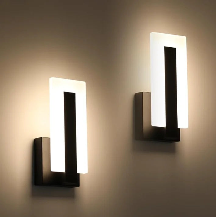 Nordic Modern Design Wall Lamp White Iron E12 Indoor Decorative Home Bedroom Living Room Corridor Standard Switch