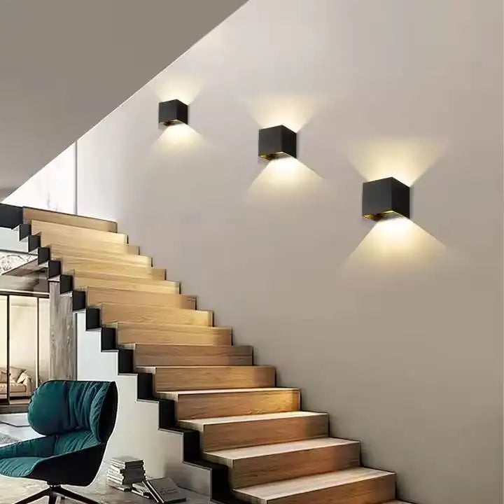 Nordic Modern Design Wall Lamp White Iron E12 Indoor Decorative Home Bedroom Living Room Corridor Standard Switch