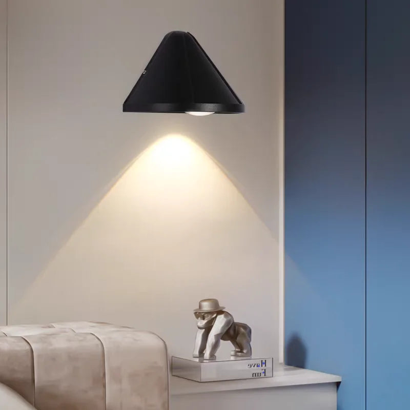 Nordic Modern Design Wall Lamp White Iron E12 Indoor Decorative Home Bedroom Living Room Corridor Standard Switch
