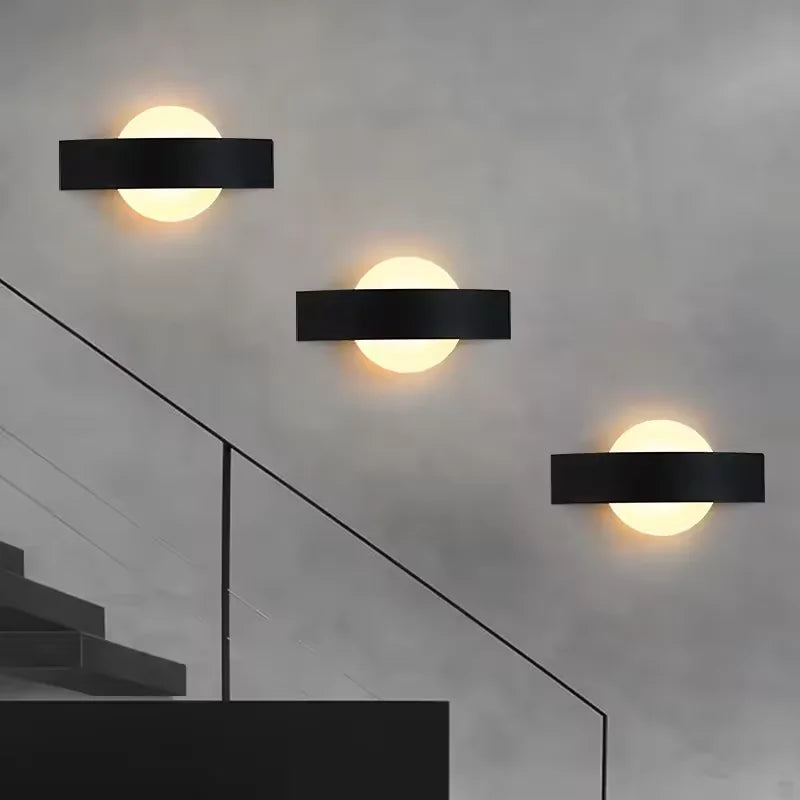 Nordic Modern Design Wall Lamp White Iron E12 Indoor Decorative Home Bedroom Living Room Corridor Standard Switch