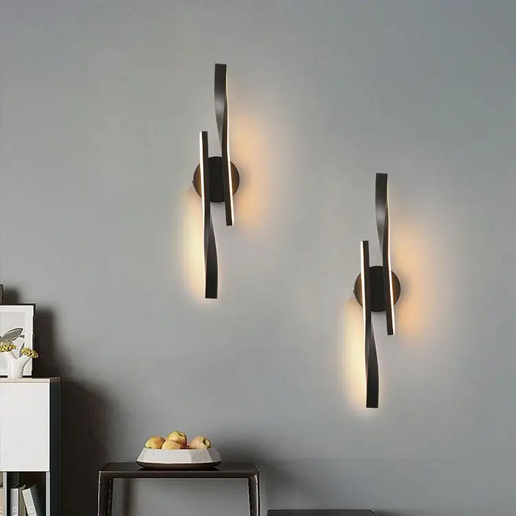 Nordic Modern Design Wall Lamp White Iron E12 Indoor Decorative Home Bedroom Living Room Corridor Standard Switch