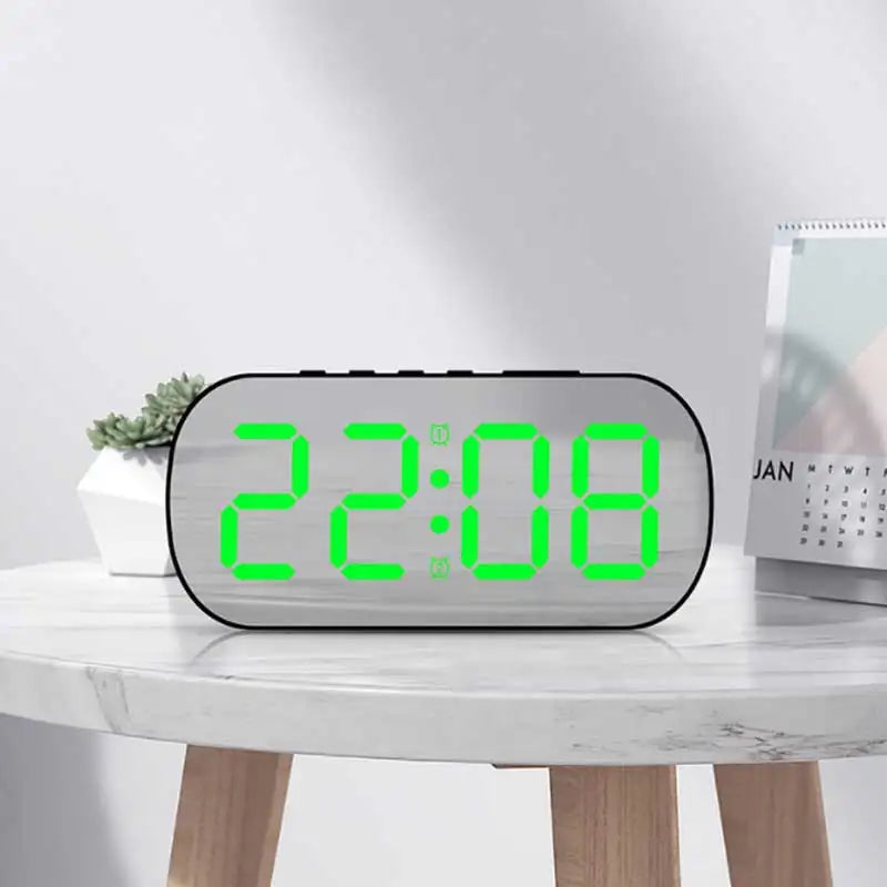LED Digital Electronic Clock Simple Desktop Alarm Clock Living Room Bedroom Decoration Alarm Clock