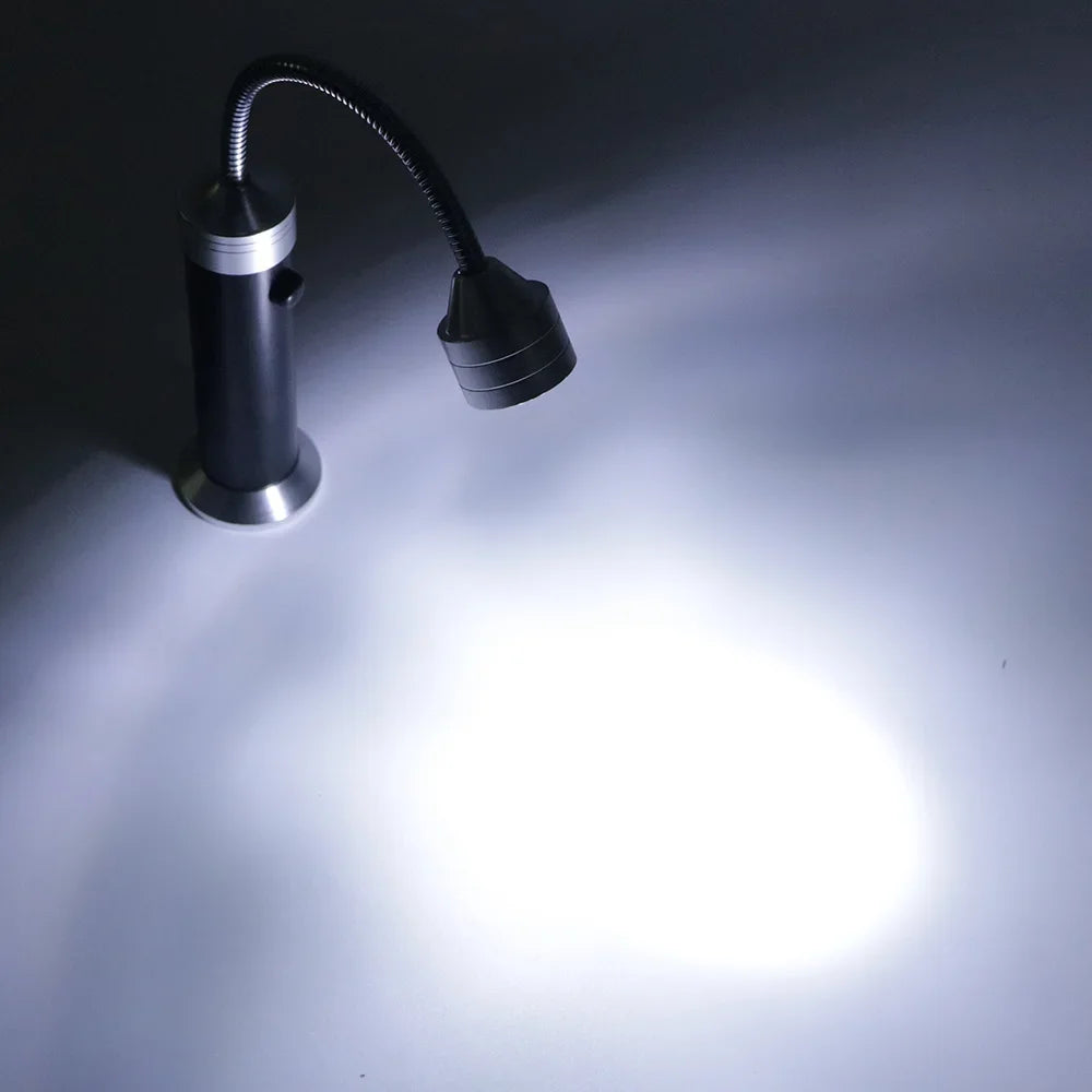 BBQ Grill Light Soft Tube Lighting Lamp 360° Adjustable Super-Bright 9 LED Flashlight Magnetic Base Outdoor Lighting 1 pcs