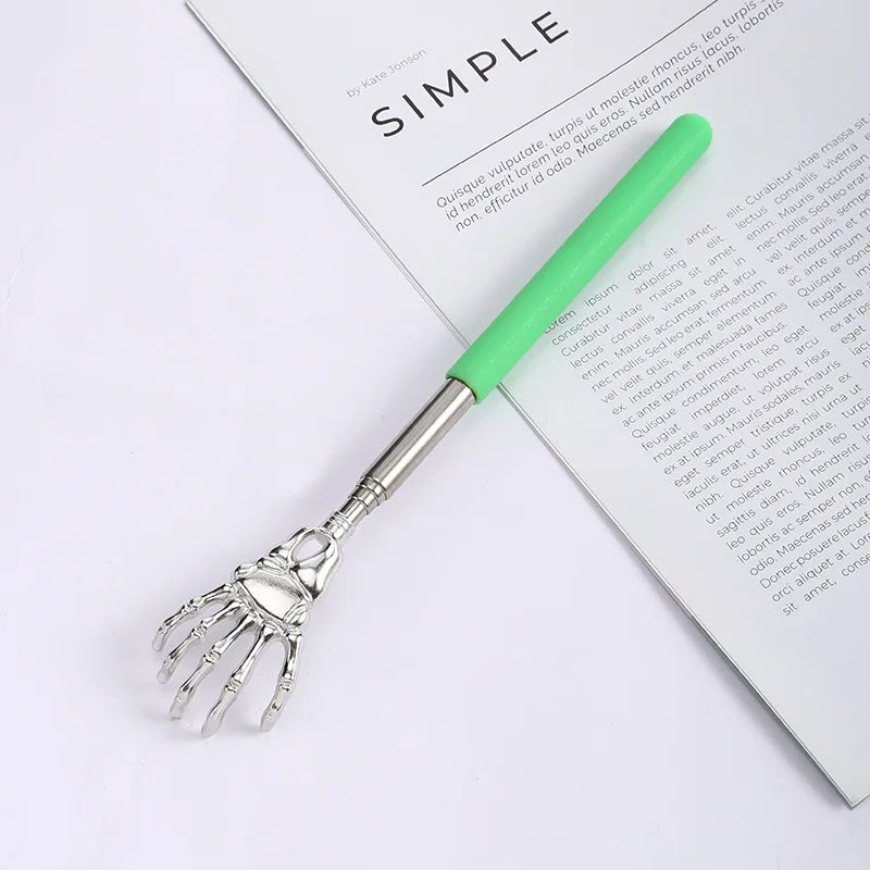 Stainless Steel Back Scratcher Telescopic Scratching Massager Extendable Itch Old Man Happy Health Products Hackle Handicrafts