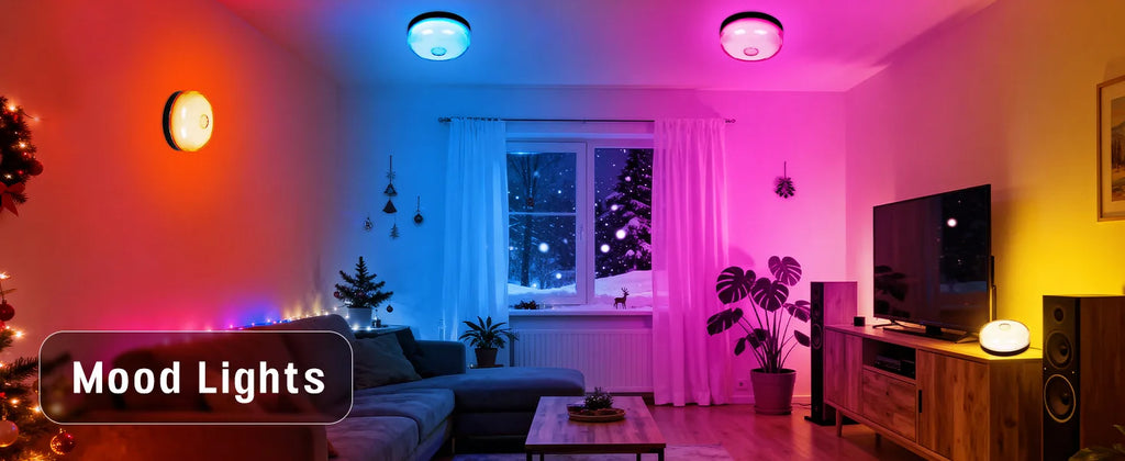 Waterproof Shower Light 15 Color Rechargeable LED with Remote Timer Wireless Magnetic Ceiling Light for Bathroom Shower Bedroom