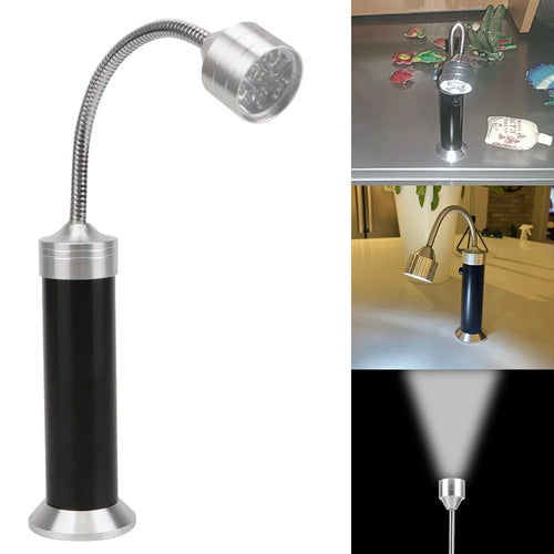 BBQ Grill Light Soft Tube Lighting Lamp 360° Adjustable Super-Bright 9 LED Flashlight Magnetic Base Outdoor Lighting 1 pcs