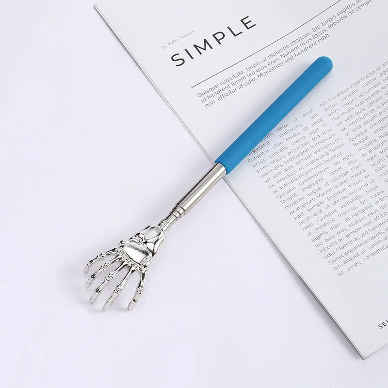 Stainless Steel Back Scratcher Telescopic Scratching Massager Extendable Itch Old Man Happy Health Products Hackle Handicrafts